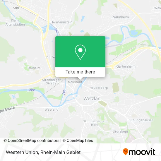 Western Union map