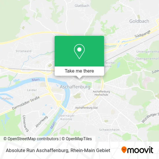 Absolute Run Aschaffenburg map