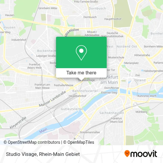 Studio Visage map