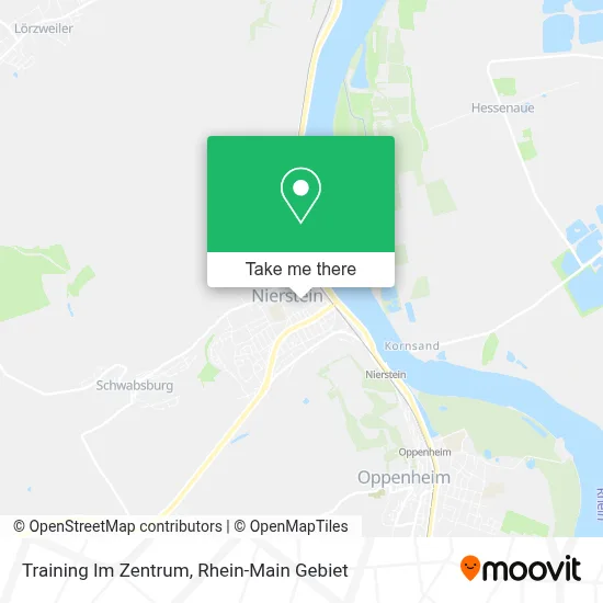 Training Im Zentrum map