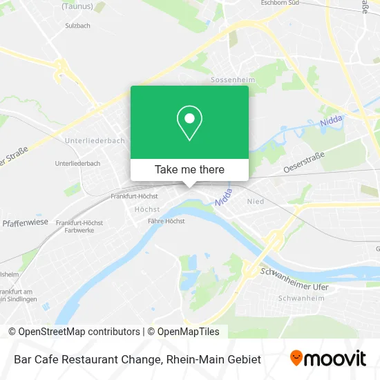 Bar Cafe Restaurant Change map