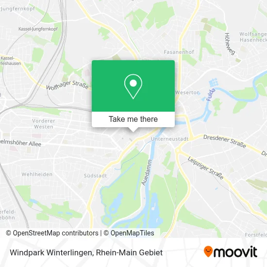 Windpark Winterlingen map