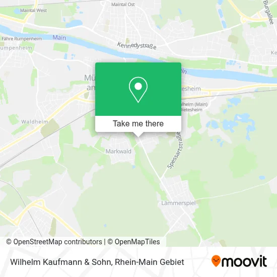 Wilhelm Kaufmann & Sohn map