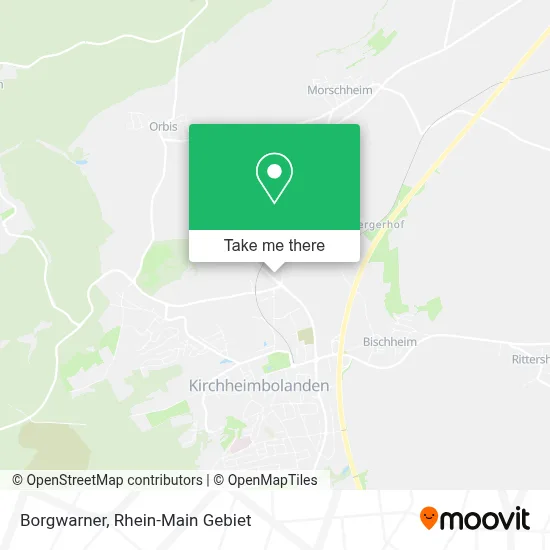 Borgwarner map