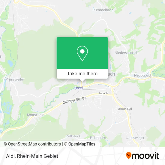 Aldi map