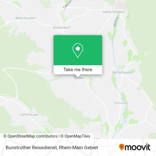 Bunstruther Reisedienst map