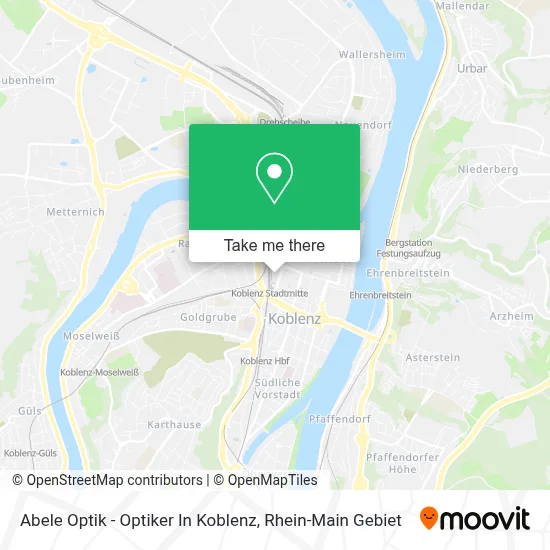 Abele Optik - Optiker In Koblenz map