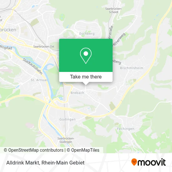 Alldrink Markt map