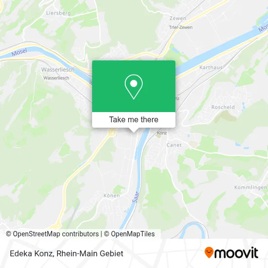 Edeka Konz map