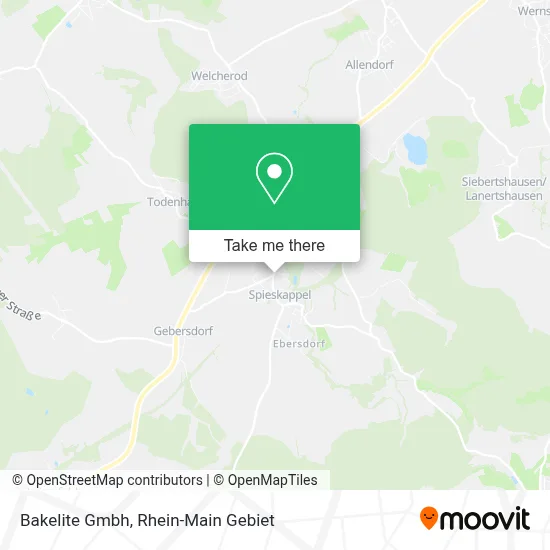 Bakelite Gmbh map