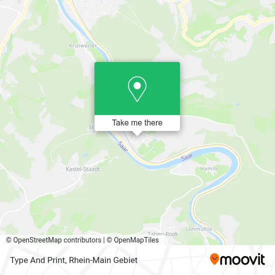 Type And Print map