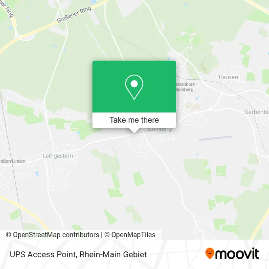 Ups Access Point map