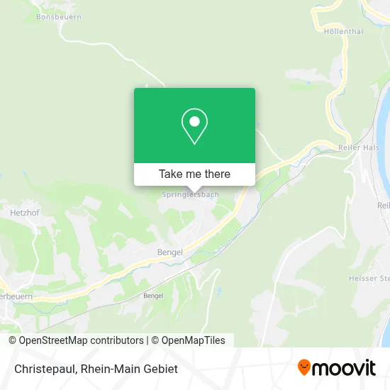 Christepaul map