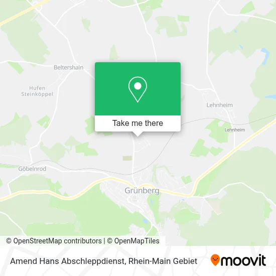 Amend Hans Abschleppdienst map