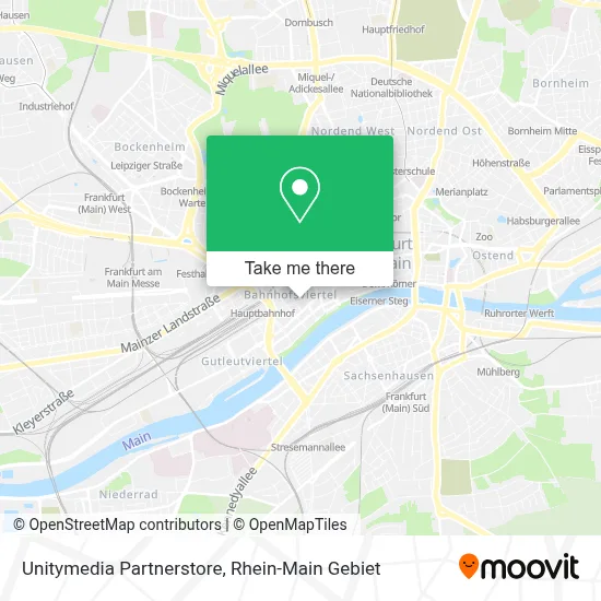 Unitymedia Partnerstore map