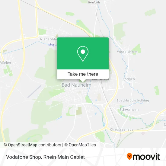 Vodafone Shop map