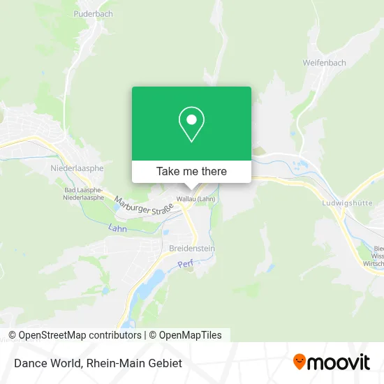 Dance World map