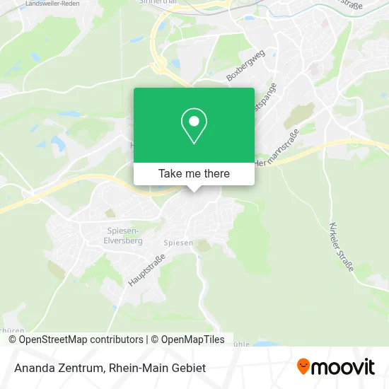 Ananda Zentrum map