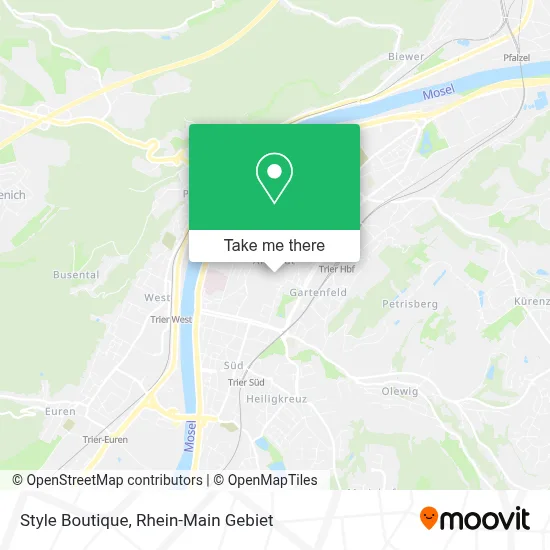 Style Boutique map