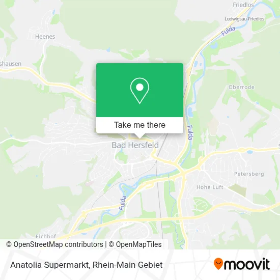 Anatolia Supermarkt map