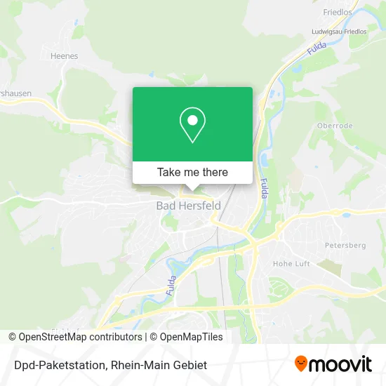 Dpd-Paketstation map