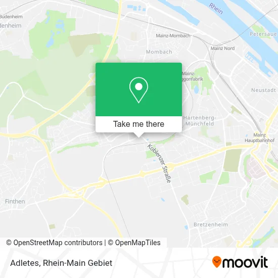 Adletes map