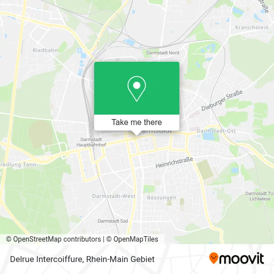 Delrue Intercoiffure map