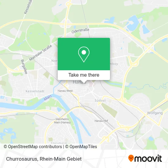 Churrosaurus map