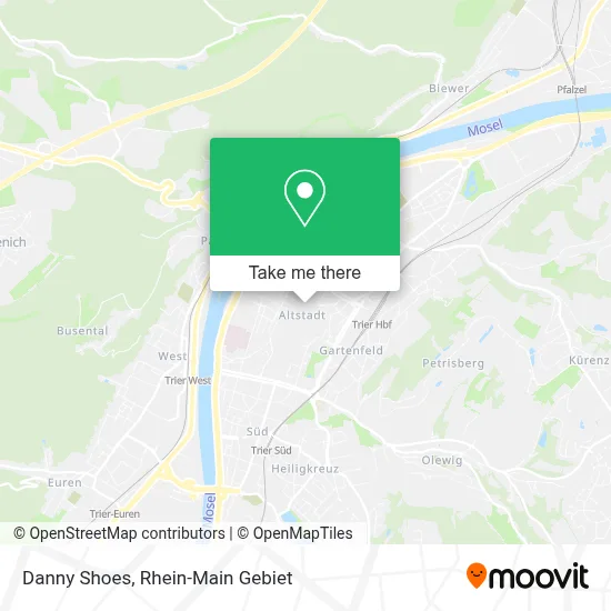 Danny Shoes map