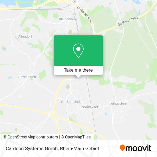 Cardcon Systems Gmbh map