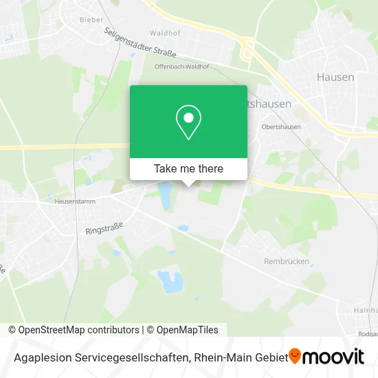 Agaplesion Servicegesellschaften map