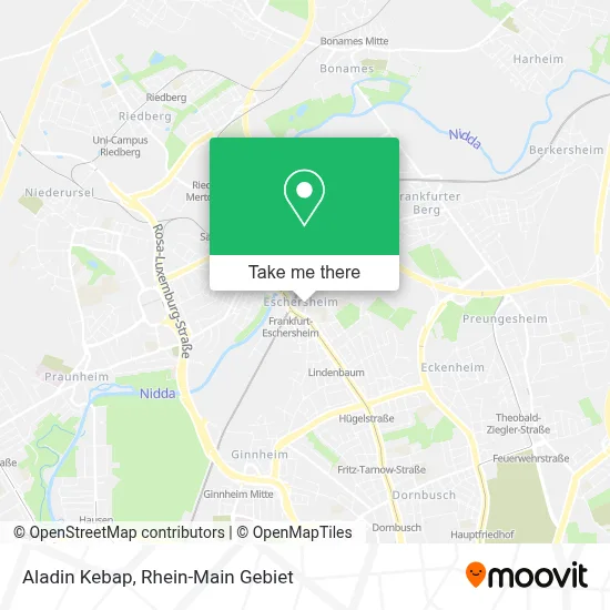 Aladin Kebap map