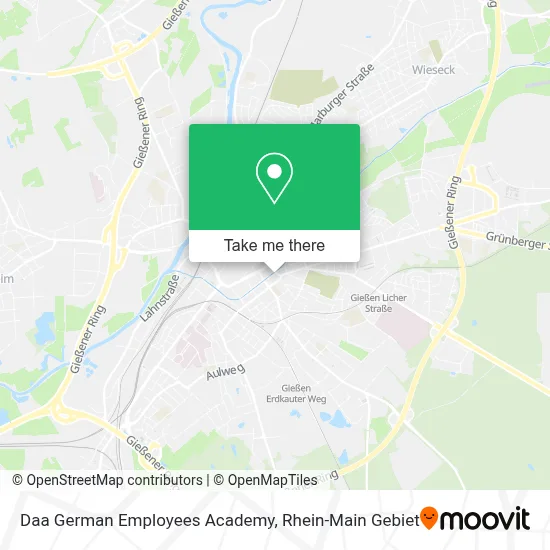 Daa German Employees Academy map