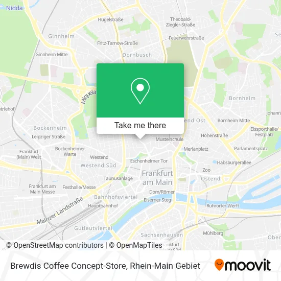 Brewdis Coffee Concept-Store map