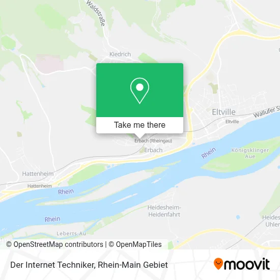 Der Internet Techniker map