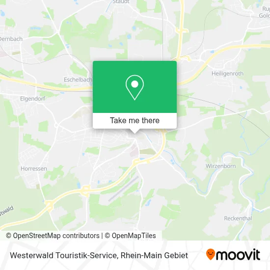 Westerwald Touristik-Service map