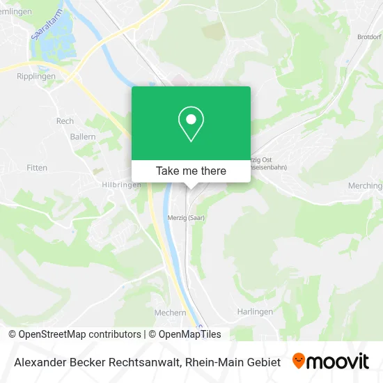 Alexander Becker Rechtsanwalt map