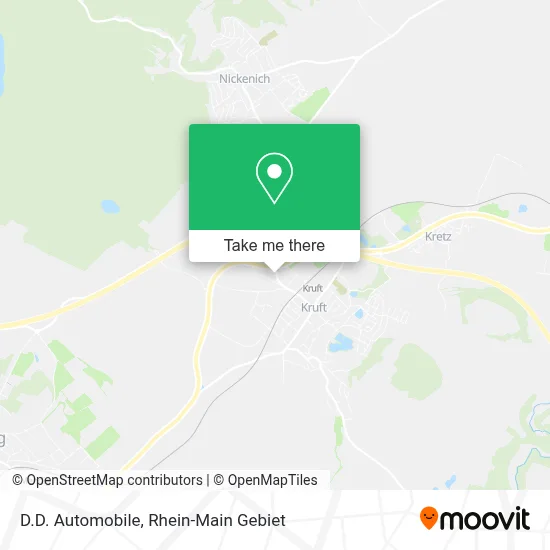 D.D. Automobile map