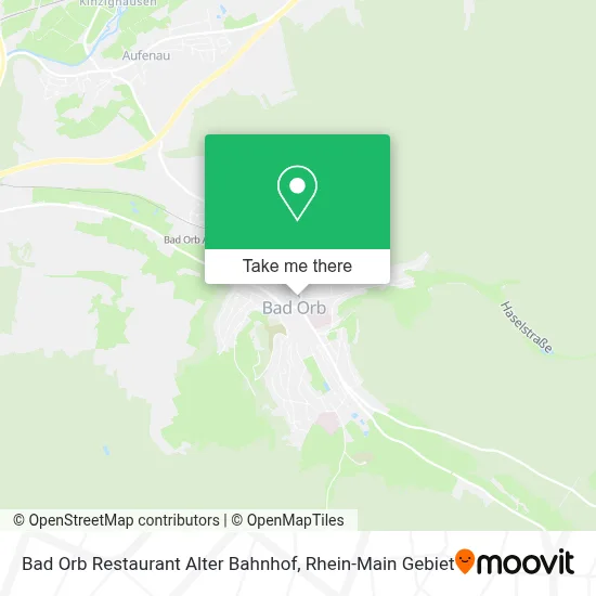 Bad Orb Restaurant Alter Bahnhof map