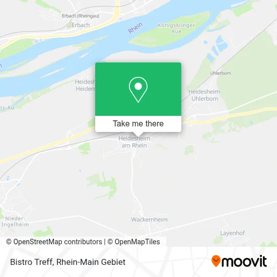 Bistro Treff map