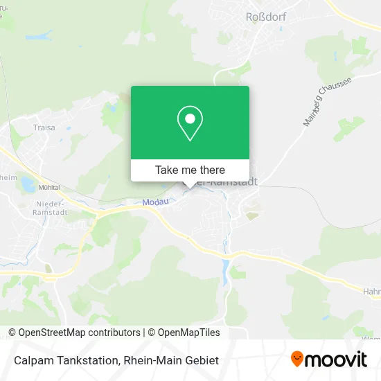 Calpam Tankstation map