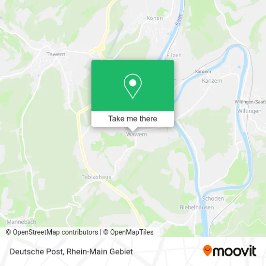 Deutsche Post map