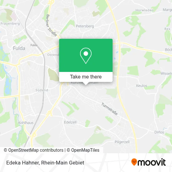 Edeka Hahner map