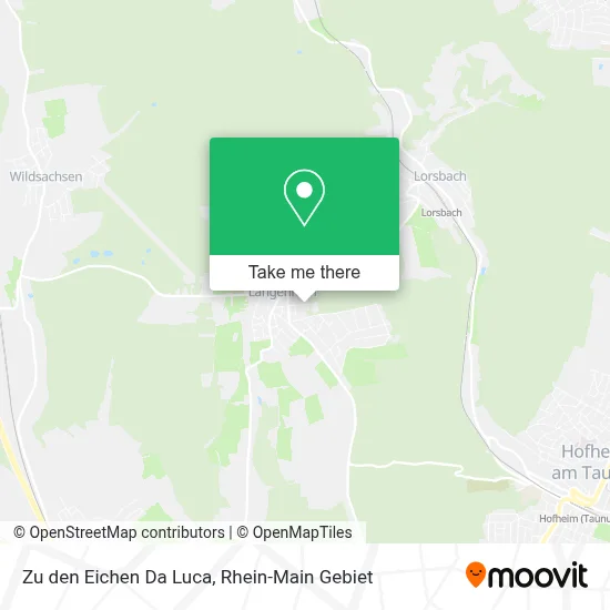 Zu den Eichen Da Luca map