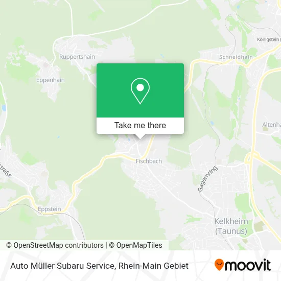Auto Müller Subaru Service map