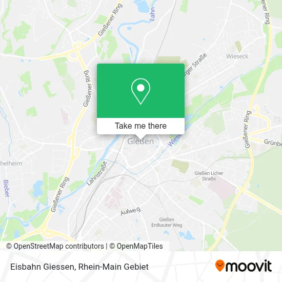 Eisbahn Giessen map