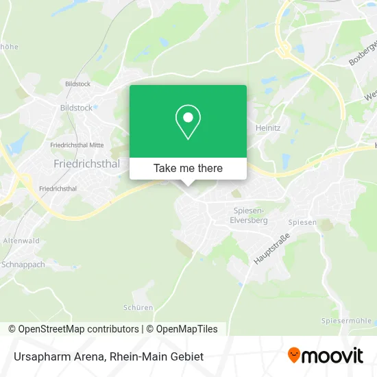 Ursapharm Arena map
