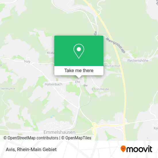 Avis map