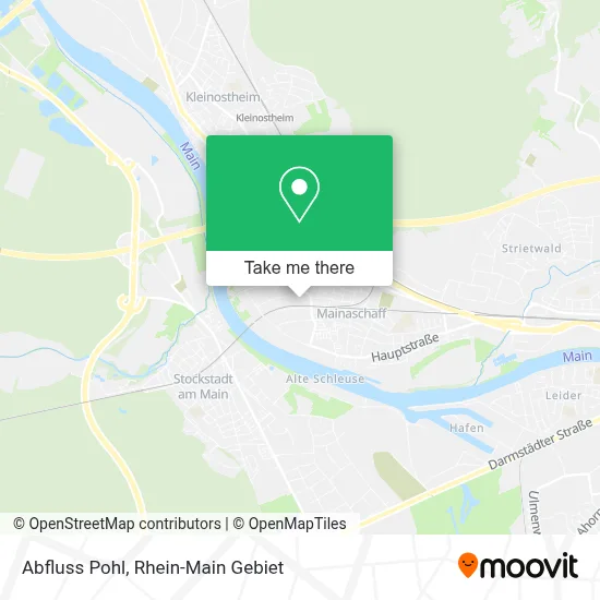 Abfluss Pohl map