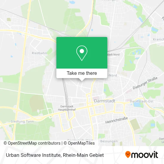 Urban Software Institute map